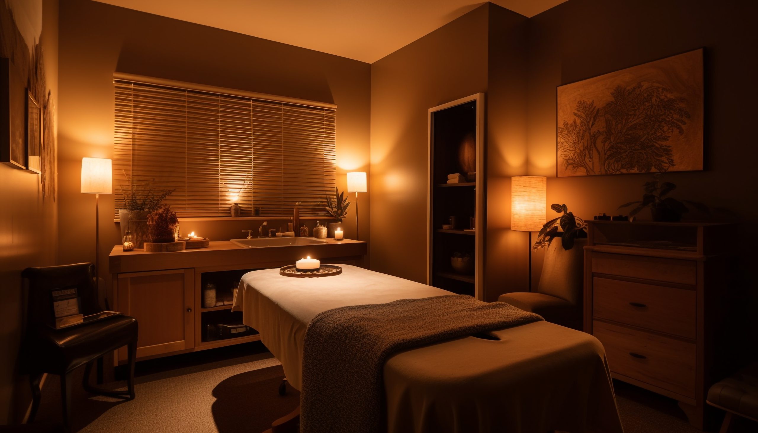 Avist Spa hamam sonrası dinlenme alanı